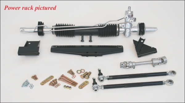 1964 1/2-1970 Mustang Steeroids Rack &amp; Pinion Conversion Kit, Reuse Stock Column, Manual Steering