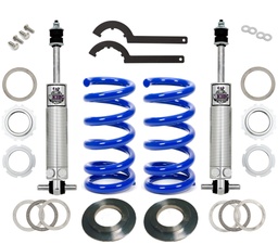 1963-1982 Corvette Shark Bite Front Coilover Conversion Kit with Double Adjustable Shocks