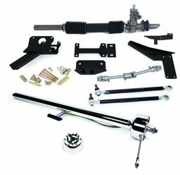 1953-1962 Corvette Steeroids Rack &amp; Pinion Conversion Kit with Column, Manual Steering